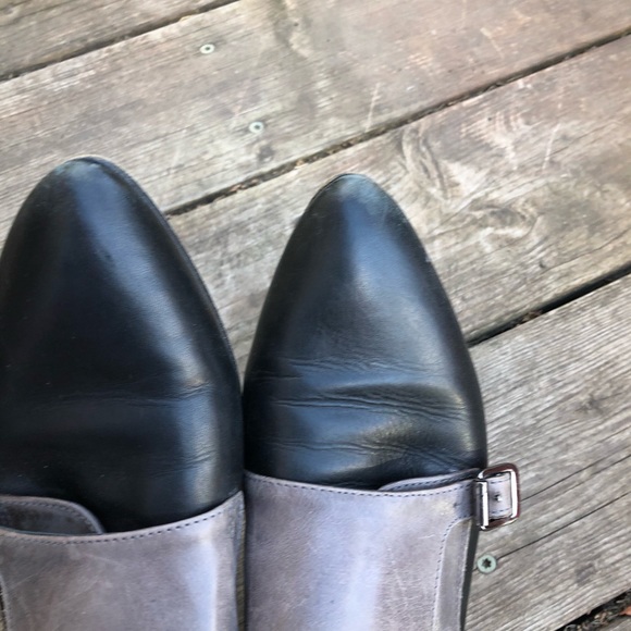 All Saints rare monk two tone pointy toe shoes - Picture 7 of 8